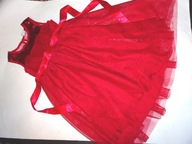 LINDEX 5-6 L. SUKIENKA WIZ. TIUL CEKINY SUPER NOWA!!