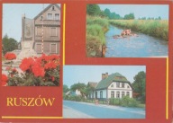 RUSZÓW - POMNIK KU CZCI POLEGŁYCH - RZEKA CZERNA MAŁA - UL. 2 ARMII WP