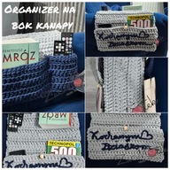 ZESTAW NA DZIEŃ BABCI DZIADKA PREZENT KOSZYK ORGANIZER SZYDEŁKOWY ETUI