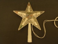 Gwiazda na choinkę, gwiazda świetlna na choinkę, czubek na choinkę