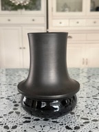 Czarny porcelanowy wazon Rosenthal Porcelaine Noire