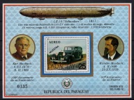 **PARAGWAJ BL.349 - GRAF ZEPPELIN,STEROWCE, MAYBACH, SAMOCHODY - MUESTRA