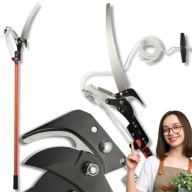 SEKATOR DO GAŁĘZI TELESKOPOWY NA WYSIĘGNIKU RĘCZNY SOLIDNY OGRODOWY PIŁA