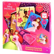 DISNEY KSIĘŻNICZKI HAFT DIAMENTOWY DIAMOND PAINTING MOZAIKA DUŻE KARTKI x 3