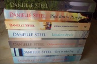 ZESTAW 7 KSIĄŻEK DANIELLE STEEL BLUE KONIEC LATA IDEALNE ŻYCIE GRA O WŁADZĘ