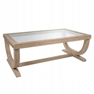 Stolik kawowy dąb patyna glam okazja