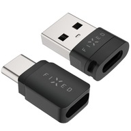 ADAPTER USB BLOKADA DANYCH FIXED USB-C/USB-A CZARNY NOWY PD 240W 2SZT