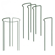 PODPORA METALOWA DO ROŚLIN KWIATÓW PERGOLA PIERŚCIENIOWA 60CM 3SZT STAL 5MM