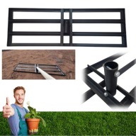 RĘCZNY NIWELATOR TERENU RÓWNIARKA ROZGARNIARKA DERTON 90X30CM BEZ TRZONKA