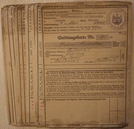 Quittungsfarte - KARTA KWITOWA KATOWICE - 15 SZT