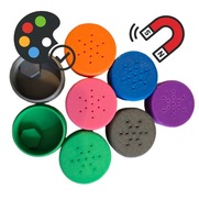 Zestaw 4 Puszek z Magnesem do Nosework – 5cm | Wybór Kolorów