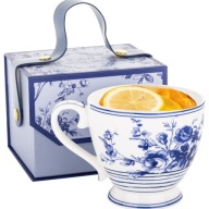 Kubek Porcelanowy Flower 380 ml w ozdobnym pudełku