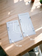 Forma do robienia długich cerkownych świec 20 cm 10 sztuk (grubość 6 mm)