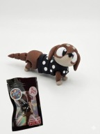 Mini Figurka Psa Jamnika w ubranku - Fidget Toy Druk 3D
