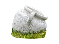 Donica betonowa z uchwytami Doniczka do ogrodu dekoracja ogrodowa 11 kg 3L