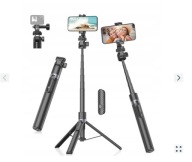 STATYW SELFIE 173CM TRIPOD DO KAMER AKCJI I TELEFONÓW Z PILOTEM GAHENWO