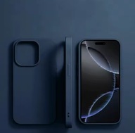 Wysoko jakości silikonowe etui do APPLE iPhone 16 pro o kolorze Bayer Blue