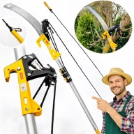 PIŁA TELESKOPOWA DO GAŁĘZI Z SEKATOREM 2W1 MAMUTH TRZONEK 3,75 M 375 CM