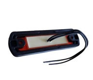 Lampa obrysowa pozycyjna tylna czerwona neon z odblaskiem 4 led