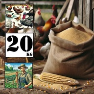 Śruta z kukurydzy DROBNA 20kg - prosto od rolnika