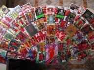 Karty piłkarskie FC LIVERPOOL. Zestaw 145 kart. Karty nie powtarzają się.