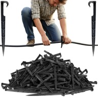 100x SZPILKI DO LINII KROPLUJĄCEJ 16mm DO WĘŻA KROPLUJĄCEGO UCHWYTY KOTWICE