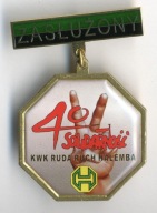 KWK Ruda Ruch Halemba Zasłużony NSZZ Solidarność 40 lat NSZZ S