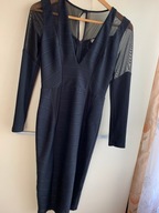 36 S 34 XS sukienka Asos mała czarna bandażowa sexy imprezowa