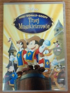 Miki Donald Goofy Trzej muszkieterowie płyta DVD
