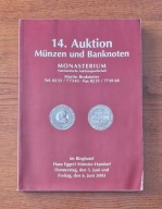 Monasterium - Katalog aukcyjny 14 (monety, banknoty, medale) 05-06.06.2003