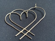 Dwa serca i nie tylko, w srebrze