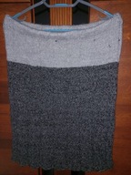 Spódniczka zimowa 38 40 handmade spódnica gruba ciepła nowa