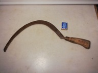 Stary zabytkowy duży sierp sygnowany