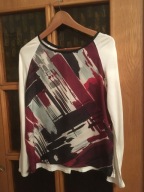 BLUZKA PROMOD (M) BIEL-BORDO
