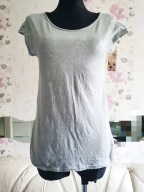 BLUZKA VINTAGE BŁYSZCZĄCA ŚWIECĄCA MIENIĄCA BROKATOWA SREBRNA POŁYSKUJĄCA