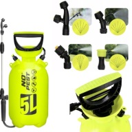 OPRYSKIWACZ OGRODOWY CIŚNIENIOWY RĘCZNY REGULOWANY 4 WYMIENNE DYSZE 5 L.