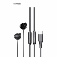 Słuchawki przewodowe Lenovo Services Y107 Pro USB-C czarne