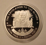 PAPIEŻ JAN PAWEŁ II 106 BEATYFIKACJA 1.05.2011 ROMA RZYM MALAWI 2012 SREBRZ