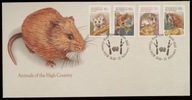 AUSTRALIA 1990 MI. 1189-92 ZWIERZĘTA SSAKI FDC