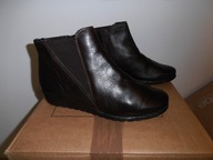 BOTKI DAMSKIE Z NATURALNEJ SKÓRY ROZM.38