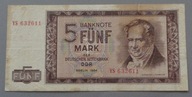 Niemcy 5 marek z 1964 rok , NRD ,