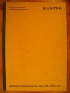 GWS 106 Gramofon Instrukcja Serwisowa Fonica