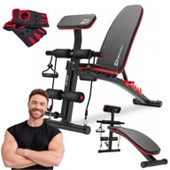 UNIWERSALNA ŁAWKA TRENINGOWA Z MODLITEWNIKIEM REGULOWANA SKOŚNA HOP-SPORT