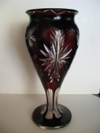 Kryształ, bardzo stary puchar Huta Józefina? inne?