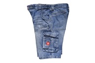 ENGELBERT STRAUSS FLEX-BELT JEANSOWE SPODENKI ROBOCZE r 44 30 S p