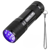 Mała latarka UV LED ultrafioletowa 395nm do wykrywania plam aluminiowa