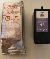 LEXMARK WKŁAD TUSZ 15 KOLOR ORYGINAŁ PO ZWROCIE 26