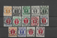 WMG 1921 Fi.67-80 O kasowane Wydanie obiegowe Herb na 8-kątnej tarczy