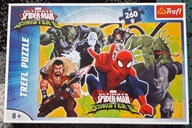 Puzzle Marvel Spiderman Sinister six, 260 elementów.