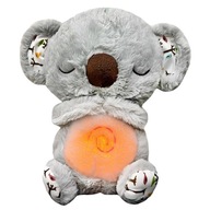 SZUMIĄCY KOALA ODDYCHAJĄCY MIŚ SZUMIŚ, PRZYTULANKA MASKOTKA